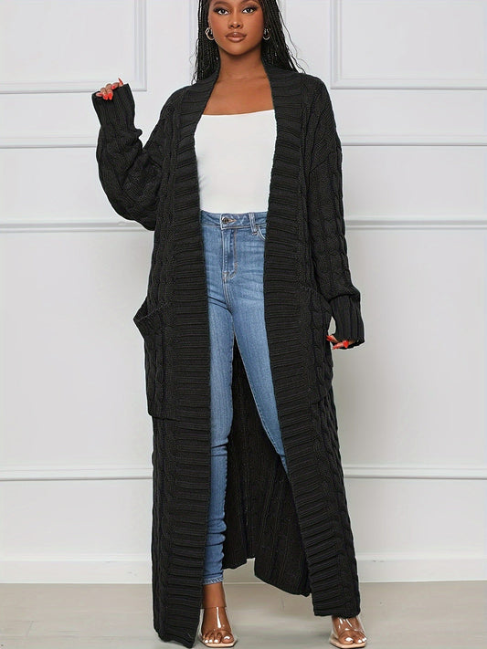 Cardigan Comprido de Punto
