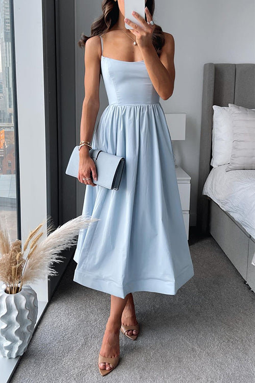 Vestido Midi Fresco-Elegante