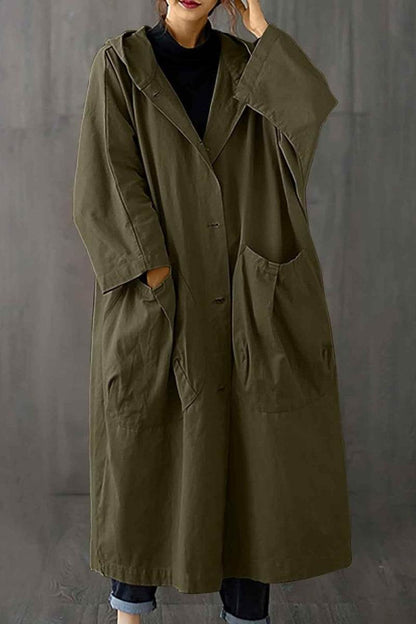 Gabardina Impermeable Oversize