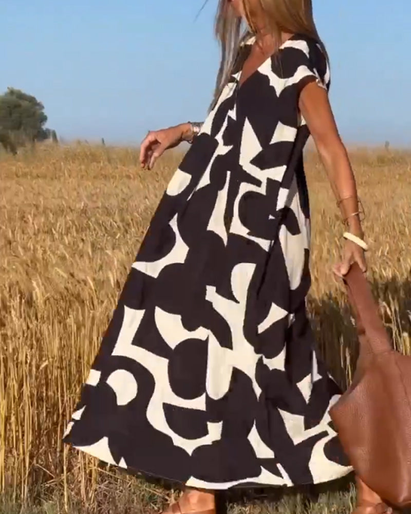 Elegancia-V Maxivestido