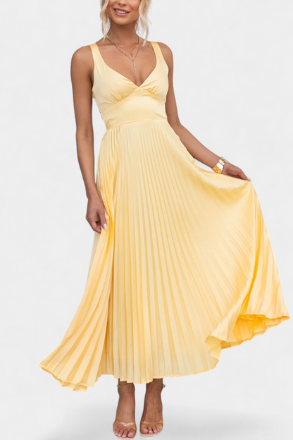 Vestido Plisado Estilizante