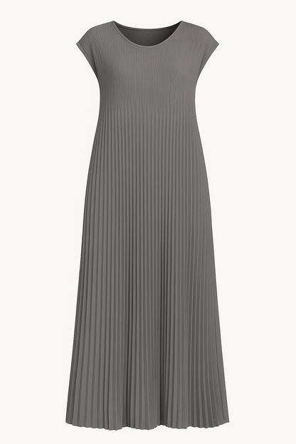Vestido-Plegado Comodidad Fluyente