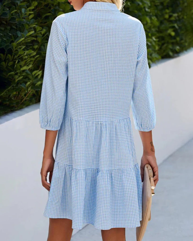 Soleado Vestido-Midi Elegante