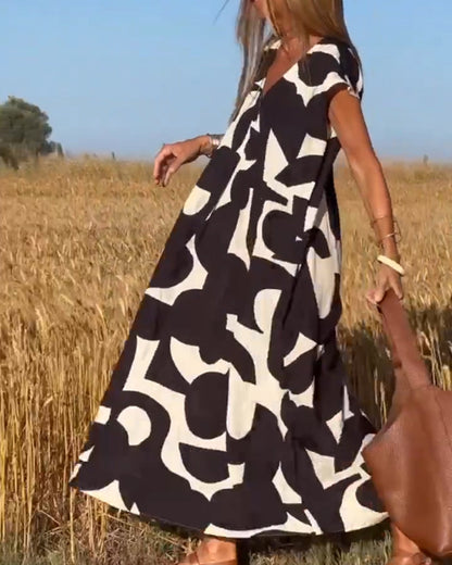 Elegancia-V Maxivestido
