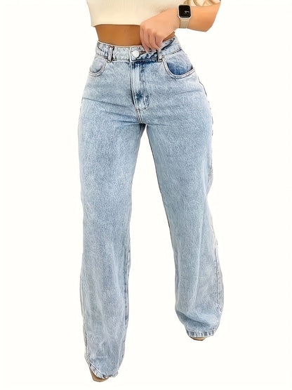 Pantalón Recto Efecto-Esbelto