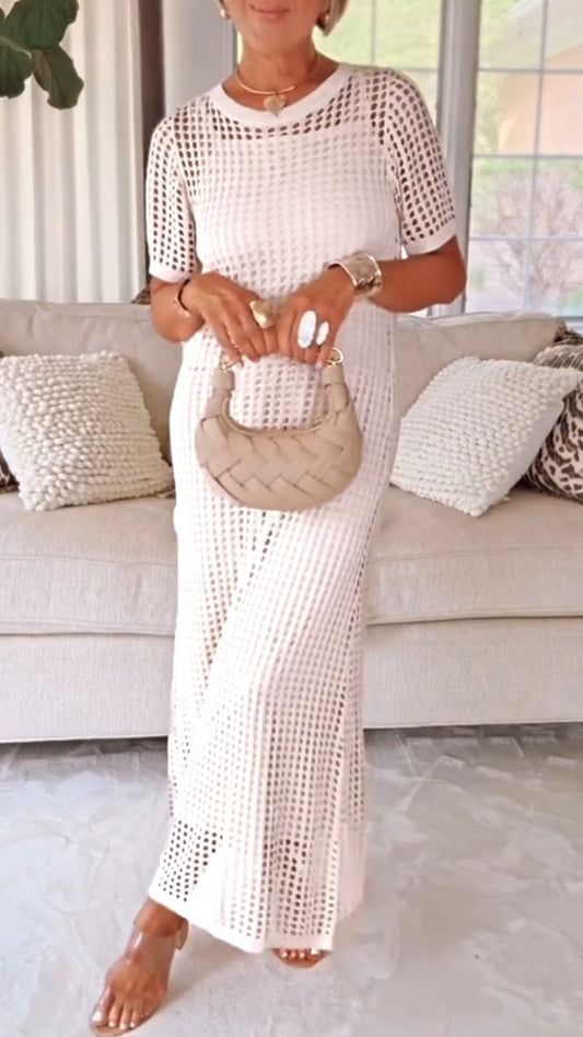 Vestido-Doble Chic Transpirable