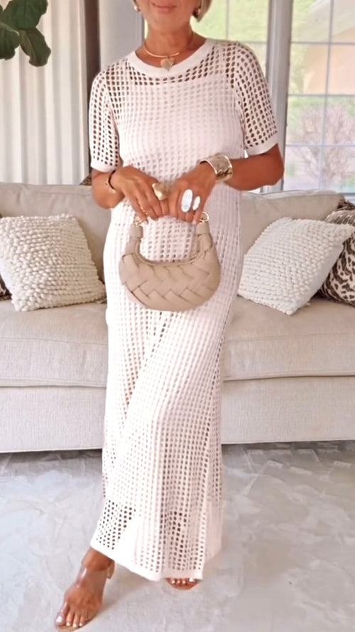 Vestido-Doble Chic Transpirable