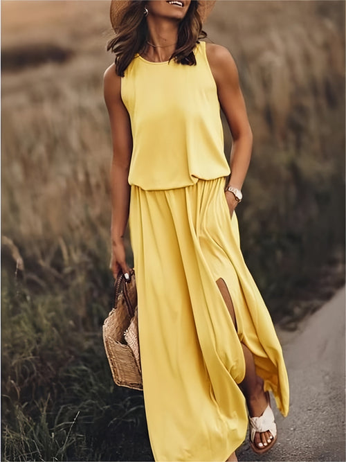Elegancia Fluyente Boho Vestido