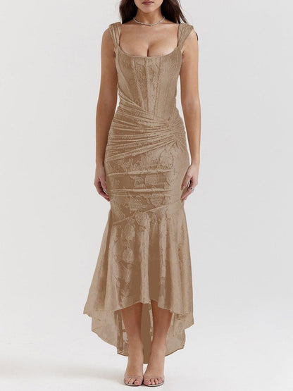 Vestido Floral Escultor Maxi