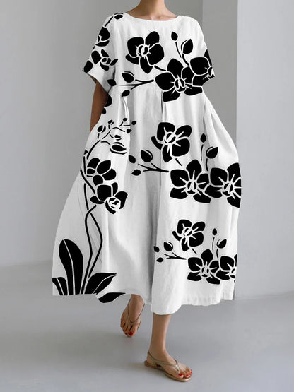 Vestido Floral Elegante-Verano