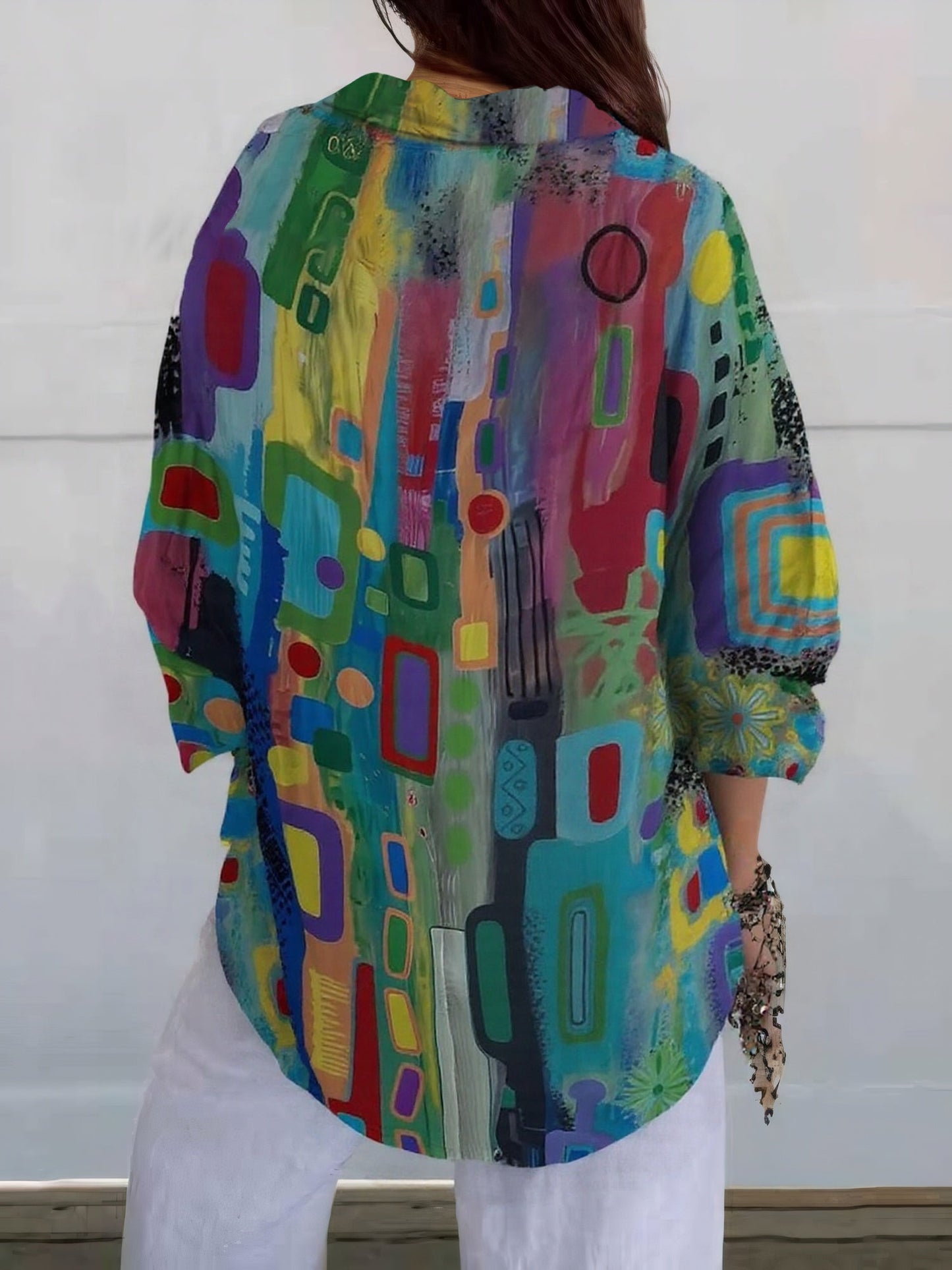 Chic Comfort Button-Up Shirt