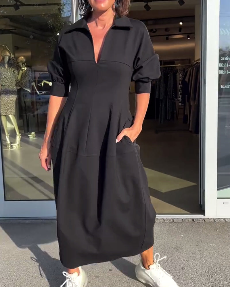 Vestido Largo Comodidad Elegante