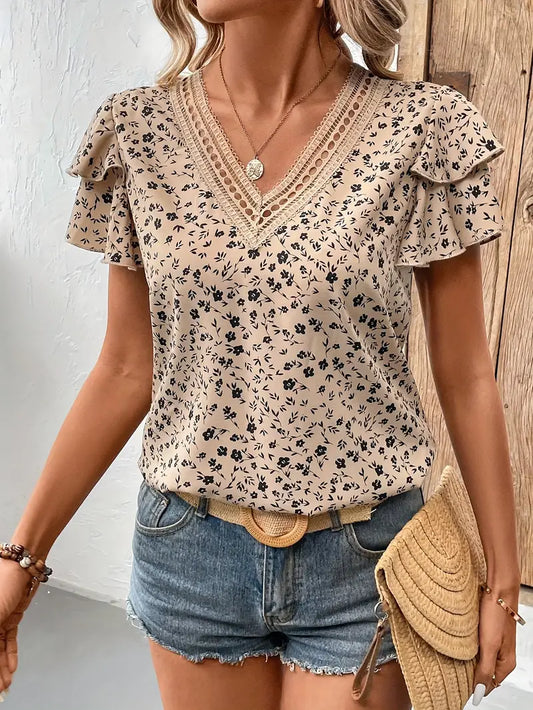 Blusa Floral Sin-Plancha