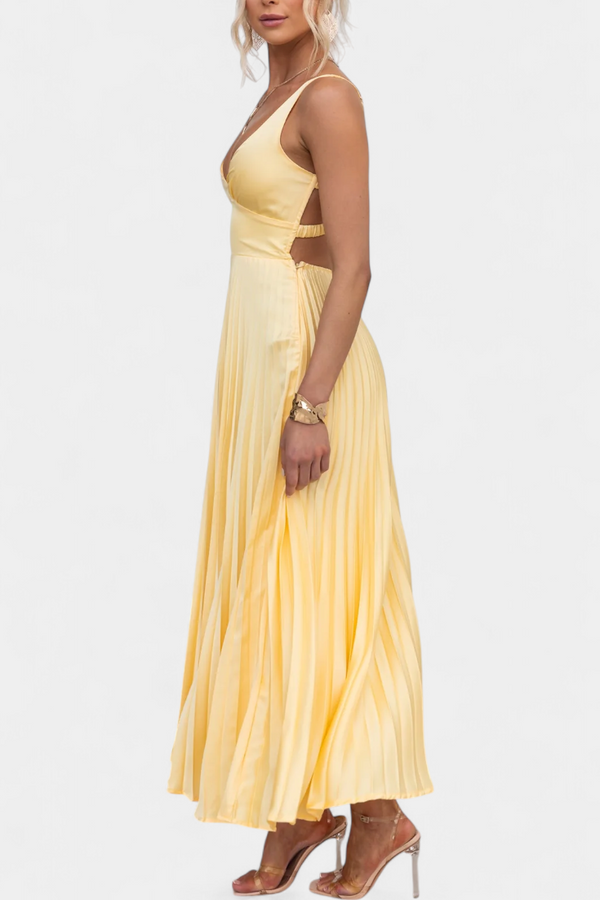 Vestido Plisado Estilizante