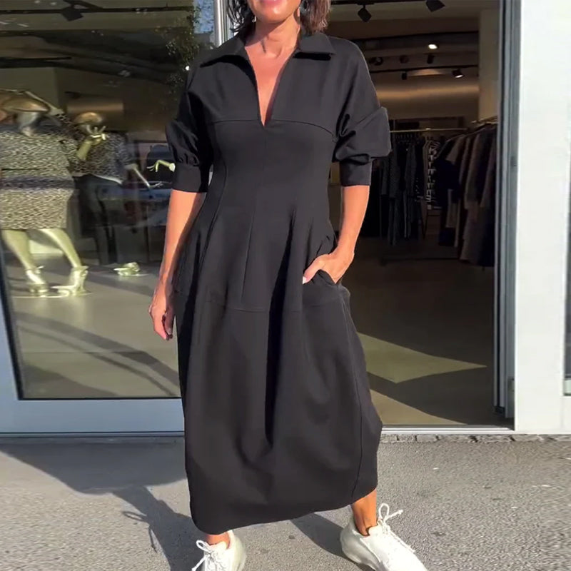 Vestido Largo Comodidad Elegante