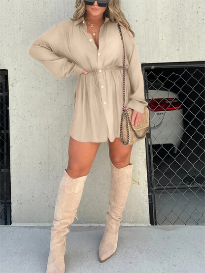 Vestido-Romper Figure-Enhancing