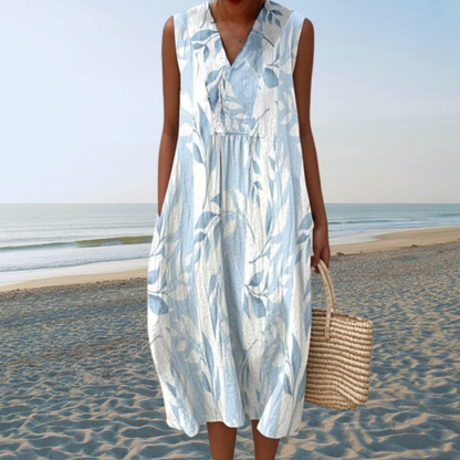 Vestido Flowy Azul