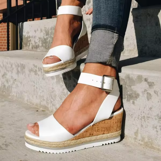 Sandalias Wedge Confort-Elegante