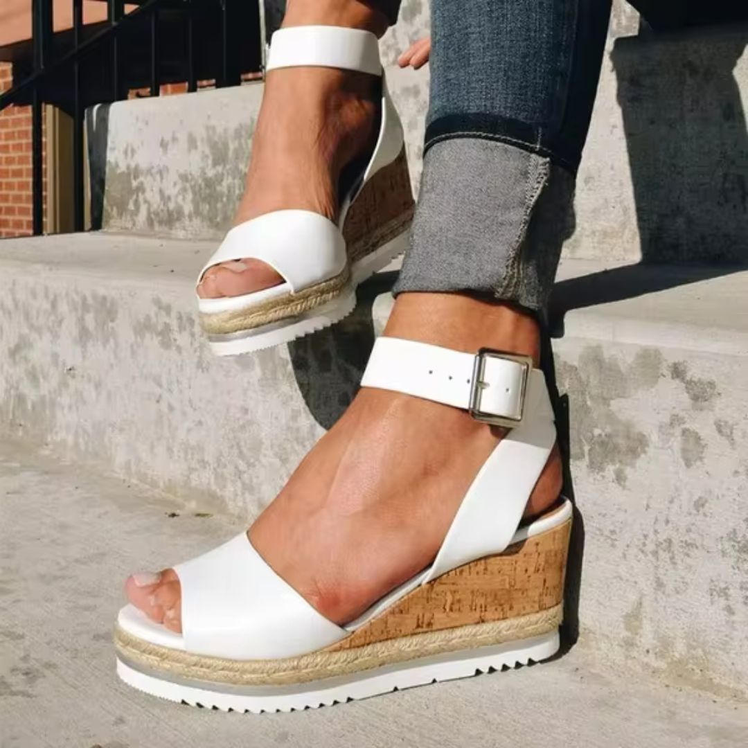 Sandalias Wedge Confort-Elegante