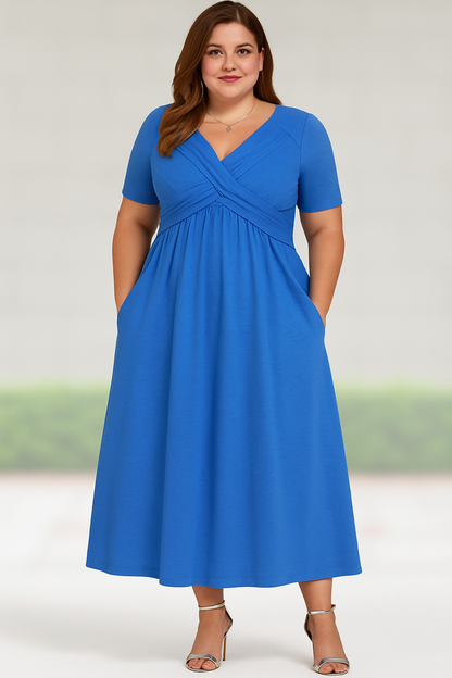 Vestido Midi Plisado Elegante