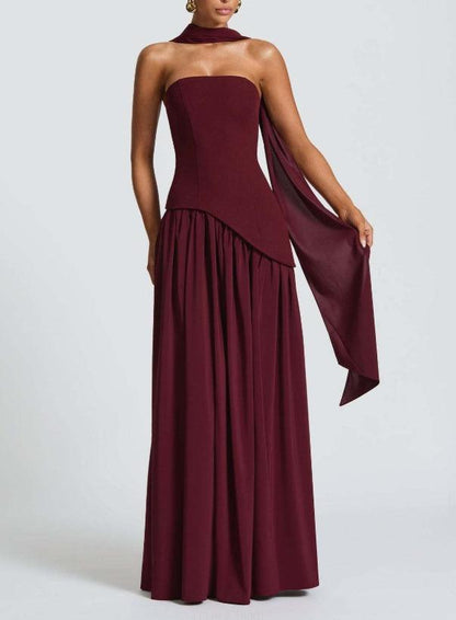 Vestido Maxi Elegante-Tallado