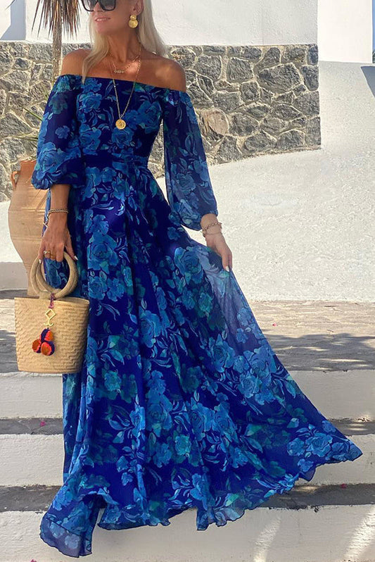 Vestido Maxi Floral Favorecedor