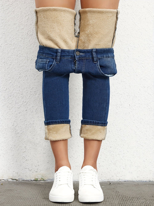 Pantalón Felpa Ultra-Suave Gris