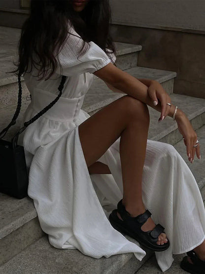 Vestido Cintura-Definida