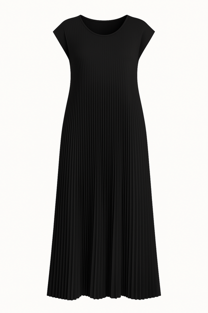 Vestido-Plegado Comodidad Fluyente