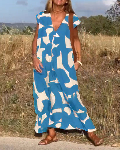 Elegancia-V Maxivestido