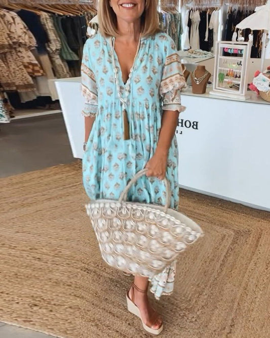 Vestido Estampado Favorecedor