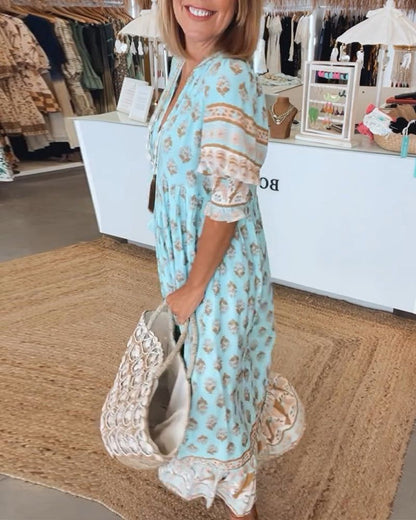 Vestido Estampado Favorecedor