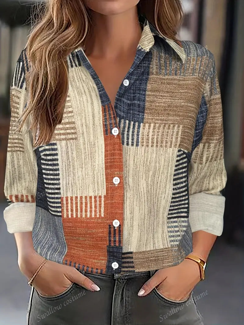 Blusa Rayas Caída-Suave