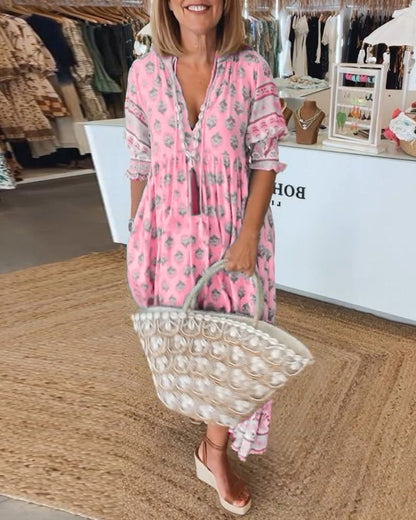 Vestido Estampado Favorecedor