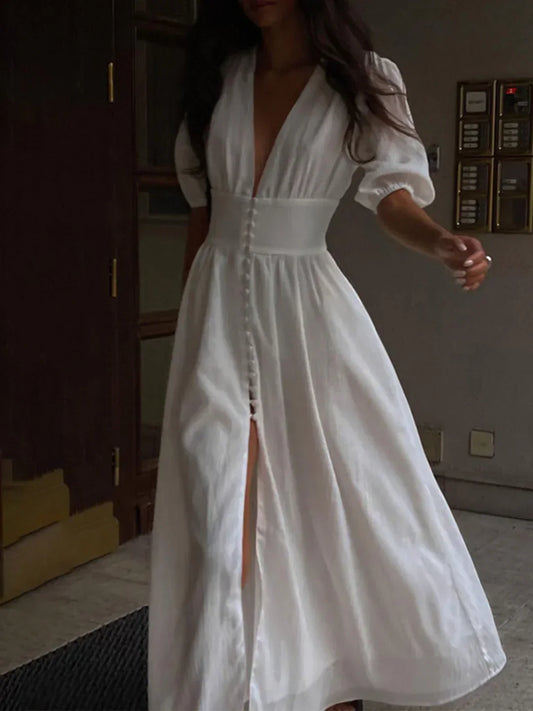 Vestido Cintura-Definida