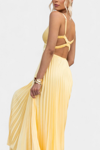 Vestido Plisado Estilizante