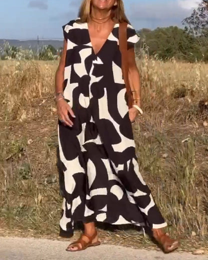 Elegancia-V Maxivestido