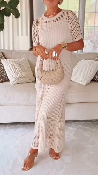 Vestido-Doble Chic Transpirable