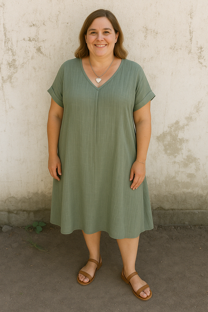 Vestido Naranja Alegre