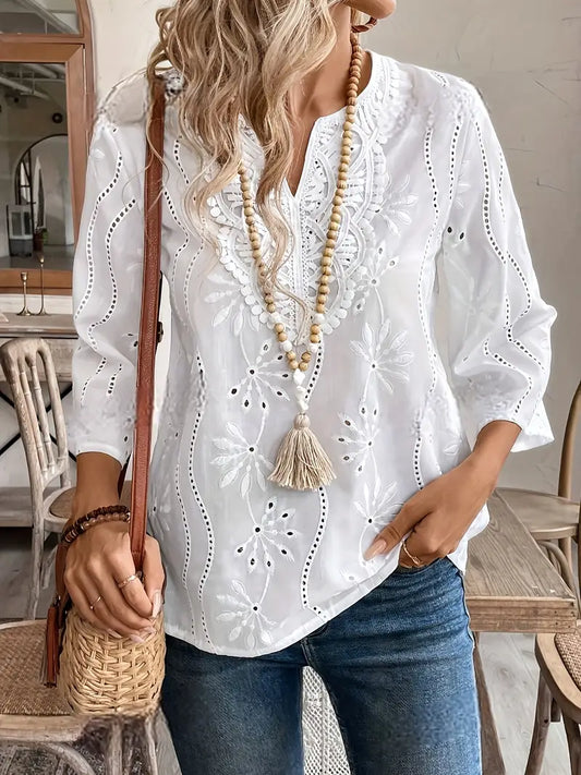 Blusa Floral Transpirable