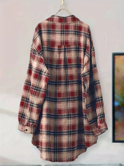 Blusa De Cuadros Favorecedora
