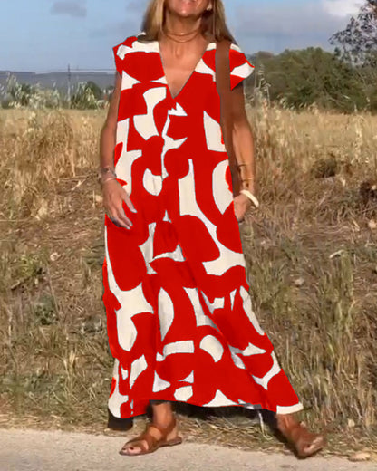 Elegancia-V Maxivestido