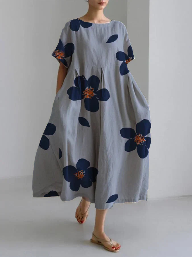 Elegancia-Sutil Vestido Florales