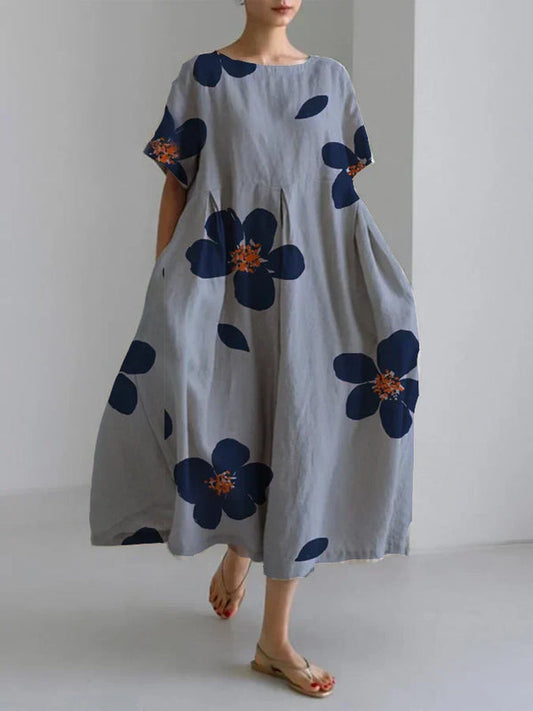 Elegancia-Sutil Vestido Florales