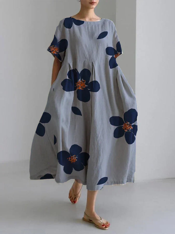 Elegancia-Sutil Vestido Florales