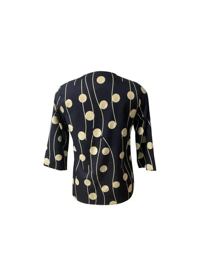 Blusa Lunares Fácil-Cuidado