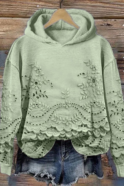 Sudadera Encaje-Chic