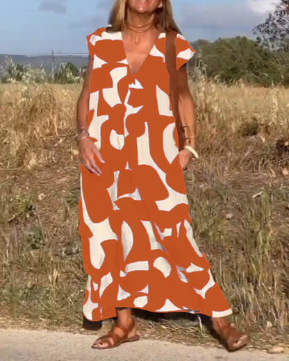 Elegancia-V Maxivestido