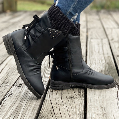 Botines Tacón Ancho Estables