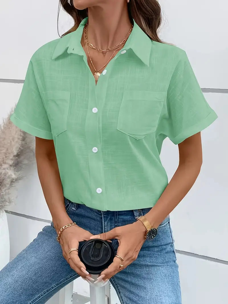 Blusa Blanca Silueta-Favorecedora